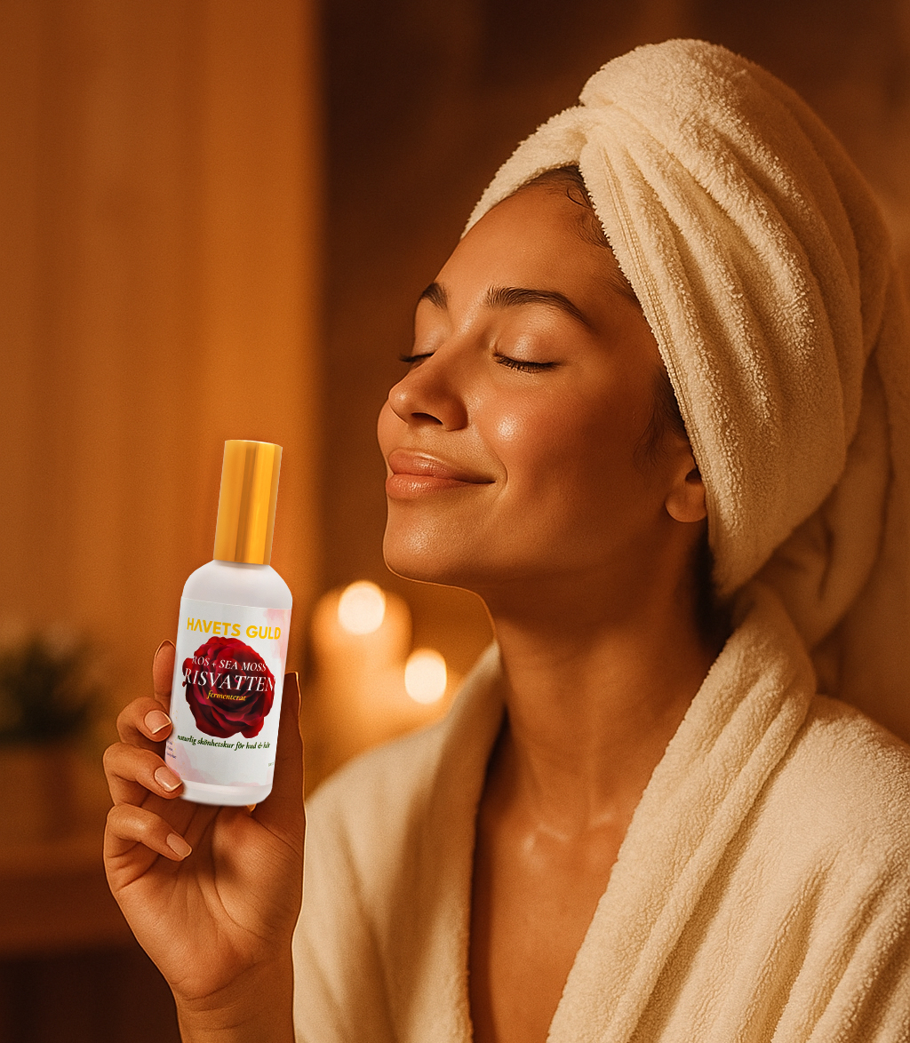 Fermenterat risvatten, en daglig ritual för hud & hår i harmoni